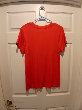A new day Bright Orange Short-Sleeve Crew Neck Tee